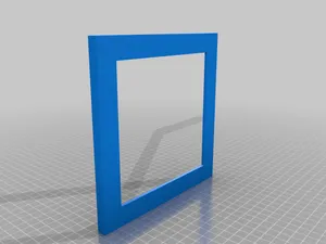 Display frame for tiles and mirror