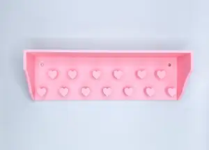 Necklace holder with shelf for little girl