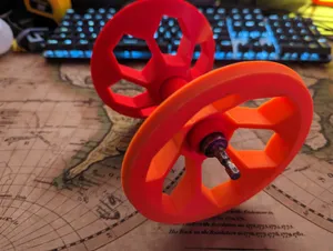 Hex Spool for Drill Chuck Filament Winder