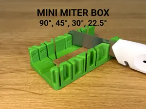 Mini Miter Box (90°, 45°, 30°, 22.5°)
