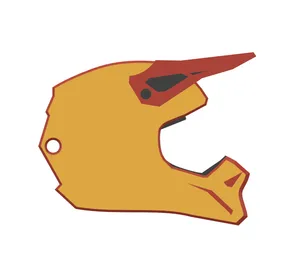 Motocross / Enduro Helmet Keychain