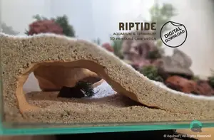 Riptide Aquarium & Terarium Cave - Fish, Shrimp, Reptile, Insect, Snake and Spider corner hide