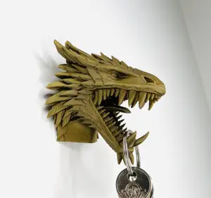 Dragon keychain wall organizer