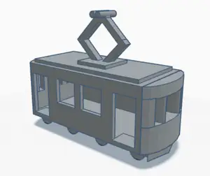 Tram Model (tinker cad)