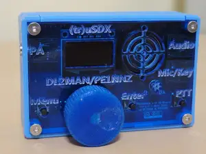 Laser Cut Top and Bottom plate for Housing for (tr)uSDX QRP Transceiver