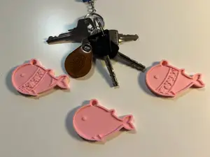 Easter Fish Keychain – Cute Minimal Keyring (3 Variants)