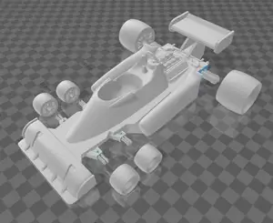 Formula Tyrrell P34 1976 Kid Toy (stronger with function wheels, 1:12)