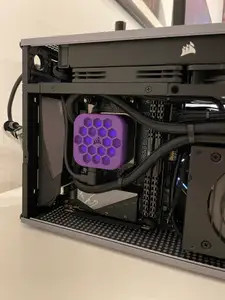 Corsair H100i RGB Elite Low Profile Pump Cover