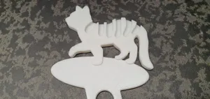 walking cat - no zipping hairstick