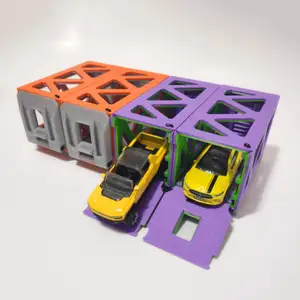Matchbox modular toy car garage
