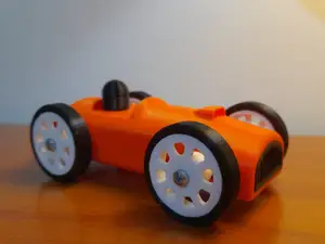 Rubber Band Classic F1 Car