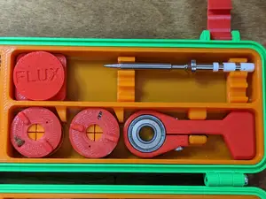 Flux Paste Box for Rugged Multipart Pinecil/TS100/TS80 Case