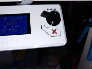 Reset button 'X' insert