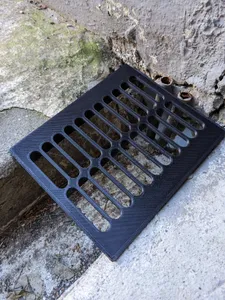 4" wide gutter trench drainage grate