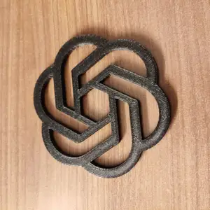 ChatGPT coaster - OpenSCAD