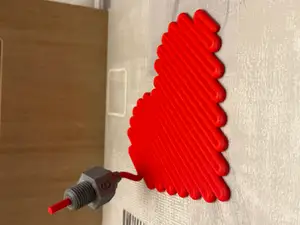 3D printing valentines heart with a 6mm nozzle | (art, pencil holder, key holder,…)