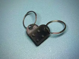 LEGO Heart Keychains