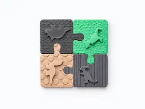 Dinosaur Puzzle Play Dough Stamp - Sensory Toy