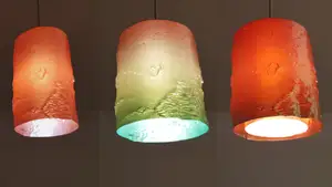 Real Birch Tree Texture Applied to a Lamp Shade
