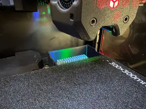 Voron 2.4 Silicone Nozzle Scrubber w/ Sheet Stops (Beacon / Carto Compatible)