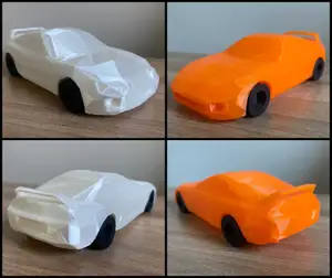 Low-poly Toyota Supra