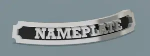 Fantasy Football Player Nameplates