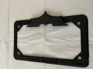 batman License plate frame motorcycle