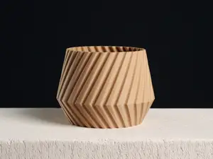 Geometric Plant Pot - Vase mode & Shelled