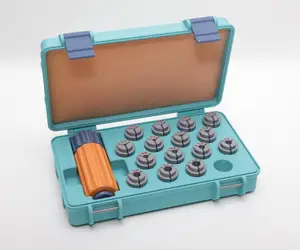 Rugged Box for Drill Handle and Collets