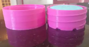 Lush Round Soap Dish/Travel Container
