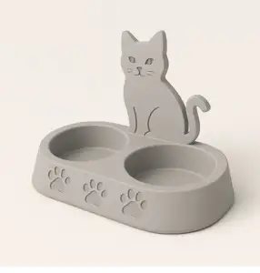 PatiPati Feeding Bowl – Double Bowl Cat Food & Water Dish