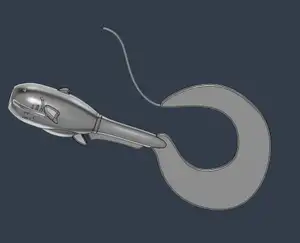 FISHING LURE MOLD - CATFISH TWISTER