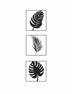 Leaves wall decor