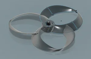 V3 Tri-Loop or Tri-Blade Toroidal Propellers for FPV Drone Quadcopter Cinewhoop