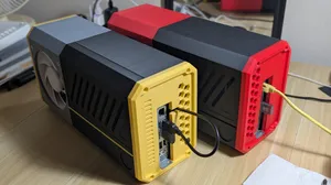 nyacom's AMD BC-250 Industrial Style Case for FlexATX (Without stock cooler modification)