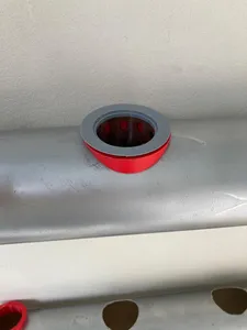 Cap and Net Cup for 100mm (4") pipe and 63,5 (2,5") hole to hydroponic system