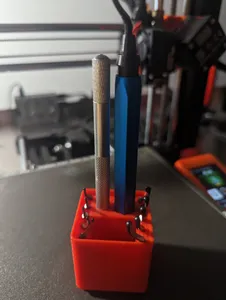Gridfinity Deburring Tool & X-Acto Knife Holder - 8mm xacto knife tweak