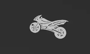 Motorcycle keychain