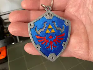 Legend of Zelda Hylian Shield Keychain