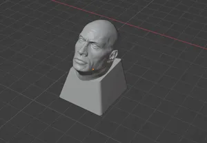 Rock head keycap