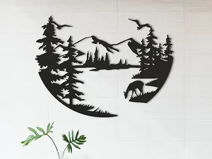 A river in the woods