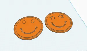 happy faces coasters