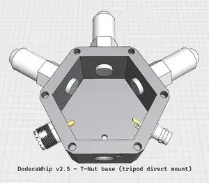 DodecaWhip - V-Dipole HF portable antenna system