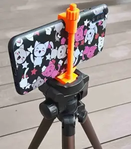Phone holder for tripod