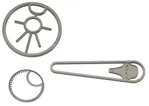 Blast Templates, compatible with Warhammer. Necron theme.