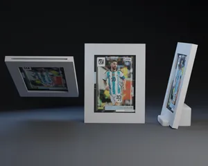 Top Loading Picture Frame for Trading Cards in Ultra Pro Sleeves