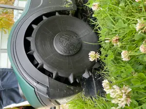 Bosch Indego S500 rear wheels with Alfa romeo hub cab