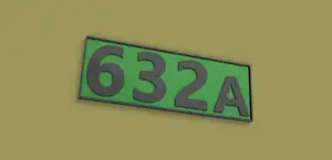 House/Flat/Appartment Sign Number Set
