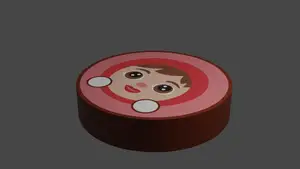Russian Tumbling doll tray