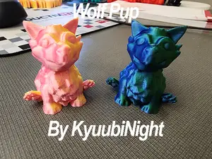 Chibi Wolf wolf pup (supportless)